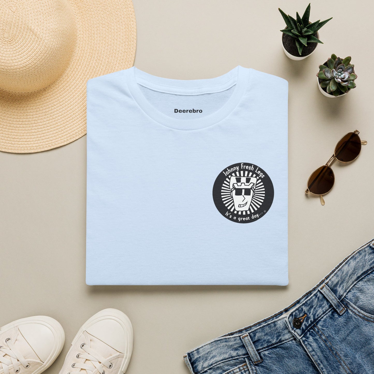 T-Shirt — 'Always Fresh, Always Cool' Crown Logo Minimal Tee