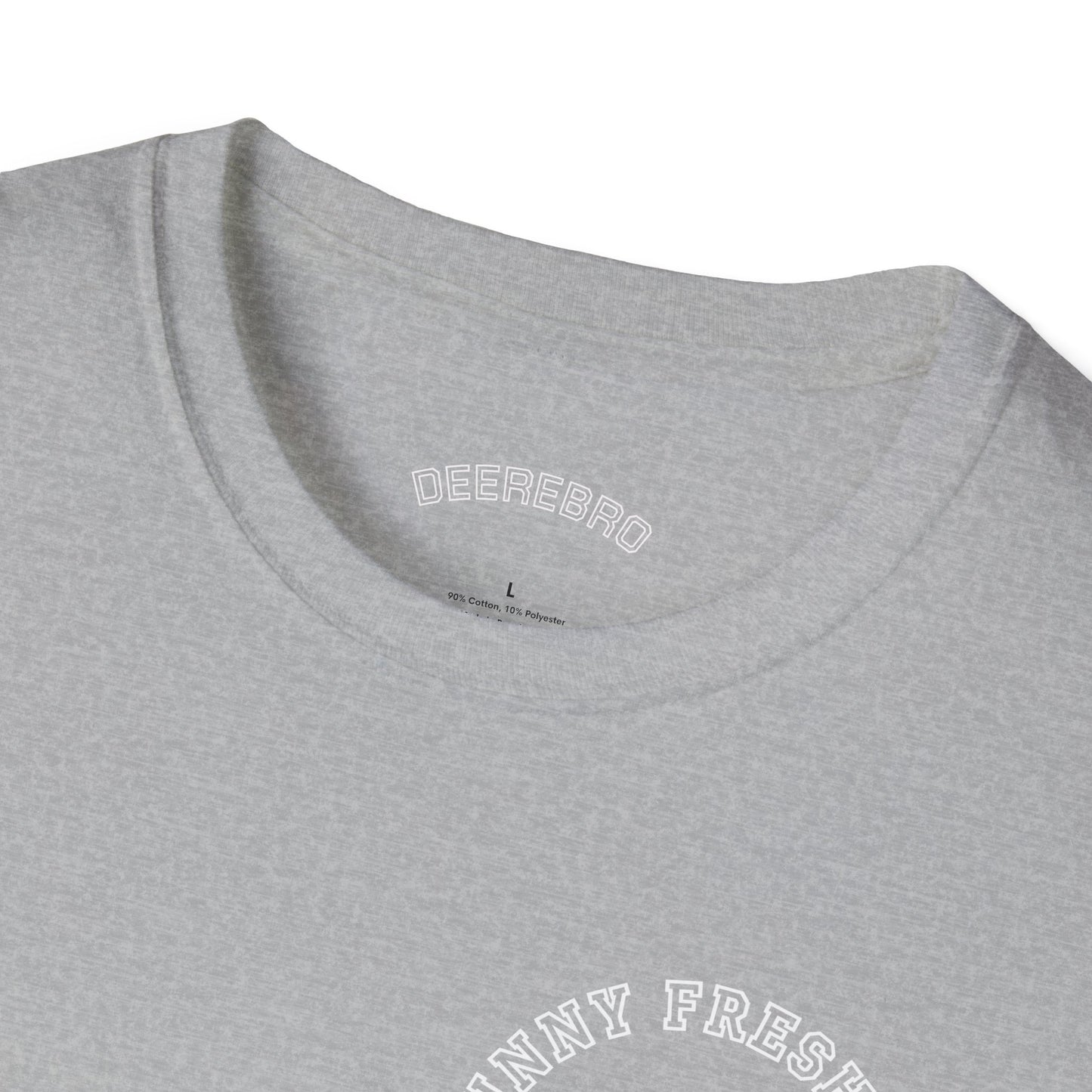 Track & Field T-Shirt — "Johnny Fresh Legs" Vintage Winged Shoe Design