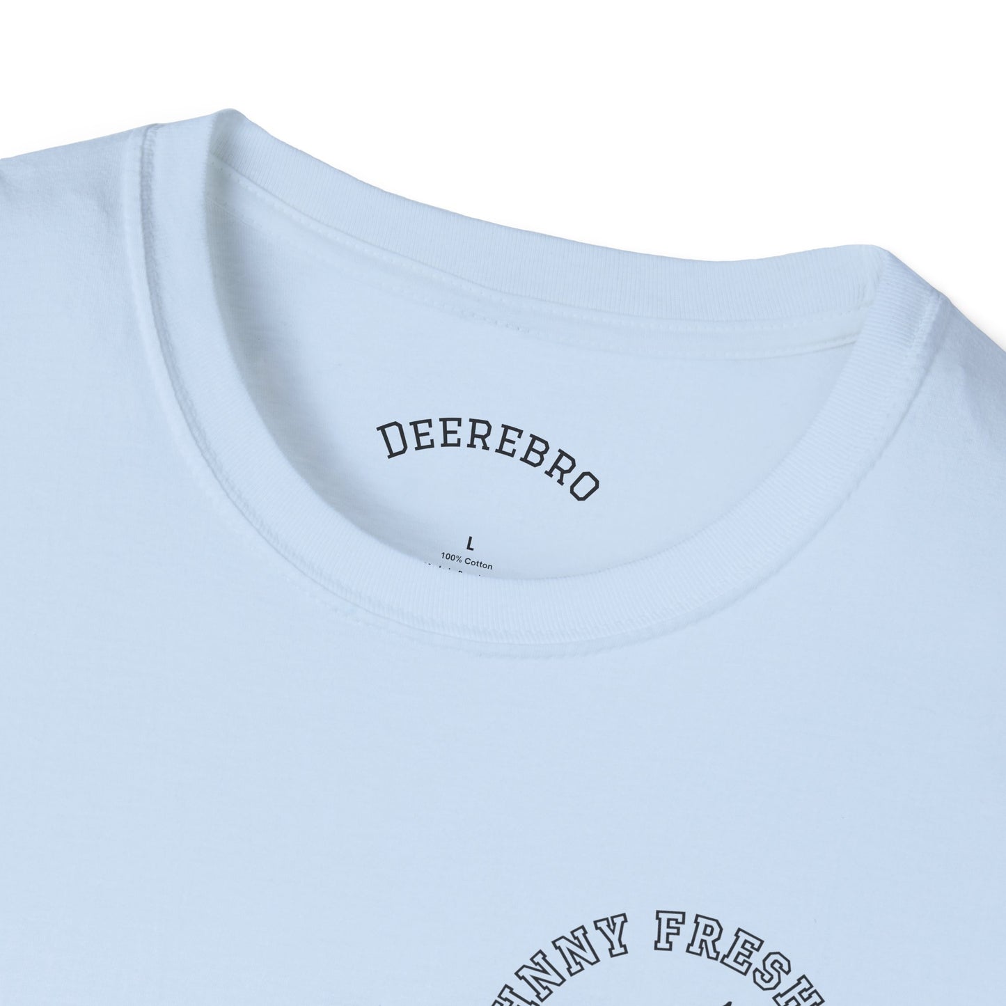 Track & Field T-Shirt — “Johnny Fresh Legs” Retro Winged Shoe Athletic Tee