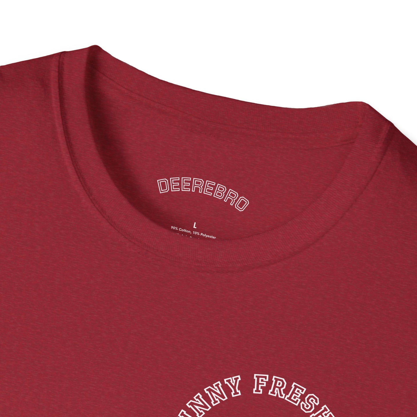 Track & Field T-Shirt — "Johnny Fresh Legs" Vintage Winged Shoe Design