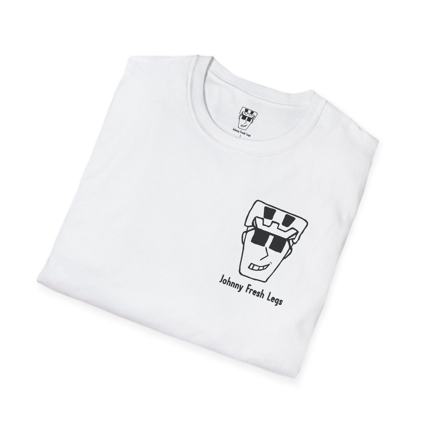 Johnny Fresh Legs Unisex Softstyle T-Shirt | Fun Graphic Tee, Casual Wear, Gift for Cyclists, Unique Clothing