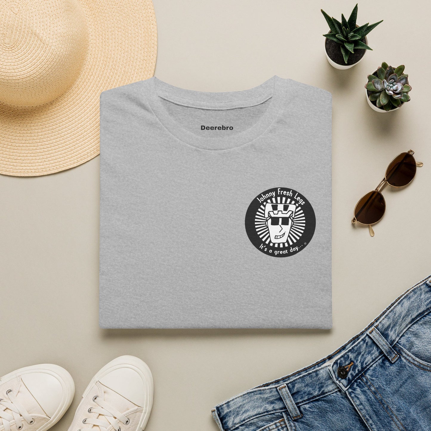 T-Shirt — 'Always Fresh, Always Cool' Crown Logo Minimal Tee