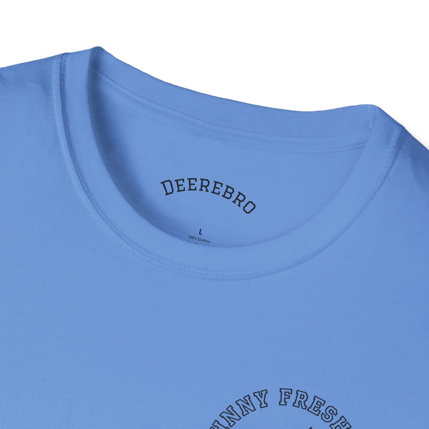 Track & Field T-Shirt — “Johnny Fresh Legs” Retro Winged Shoe Athletic Tee