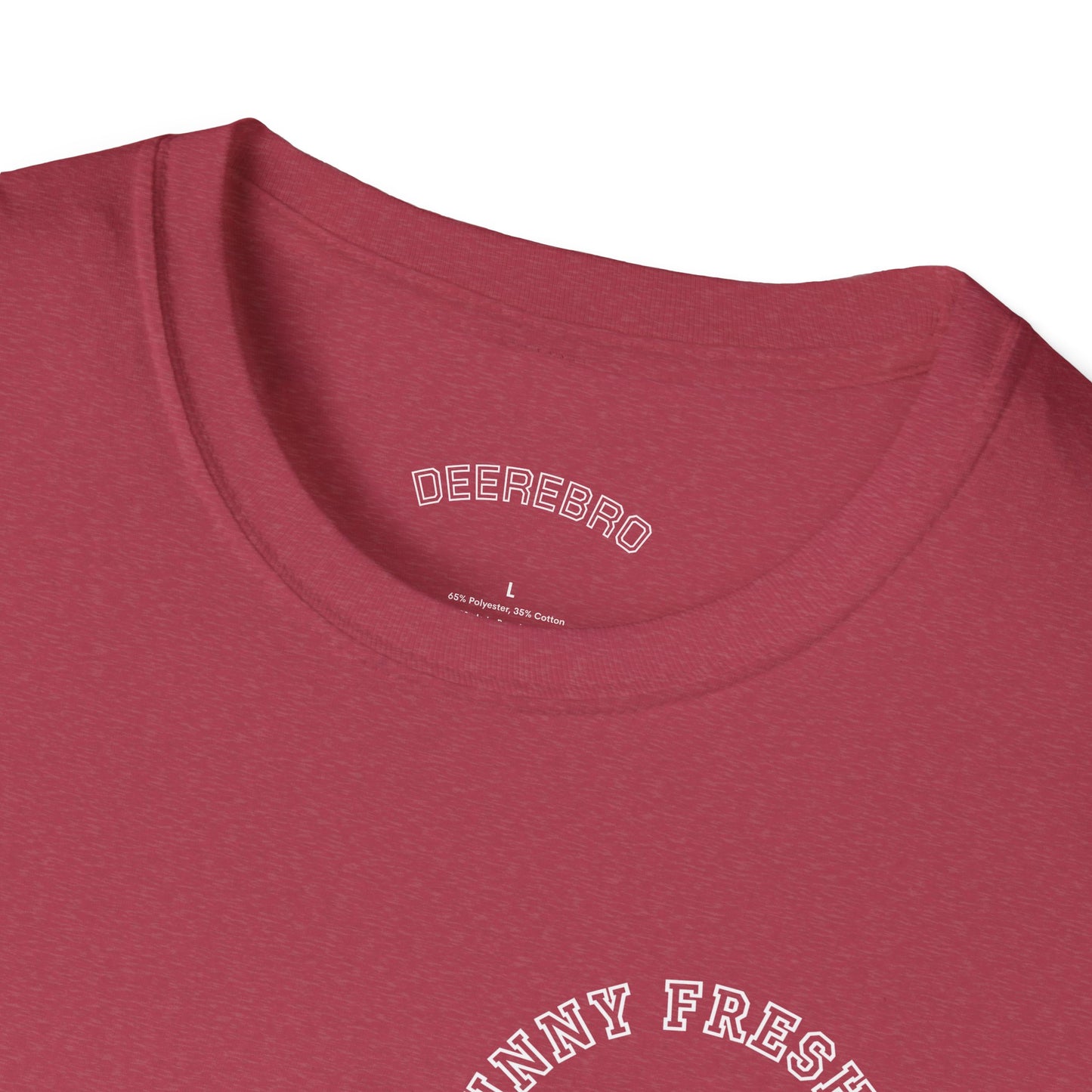 Track & Field T-Shirt — "Johnny Fresh Legs" Vintage Winged Shoe Design