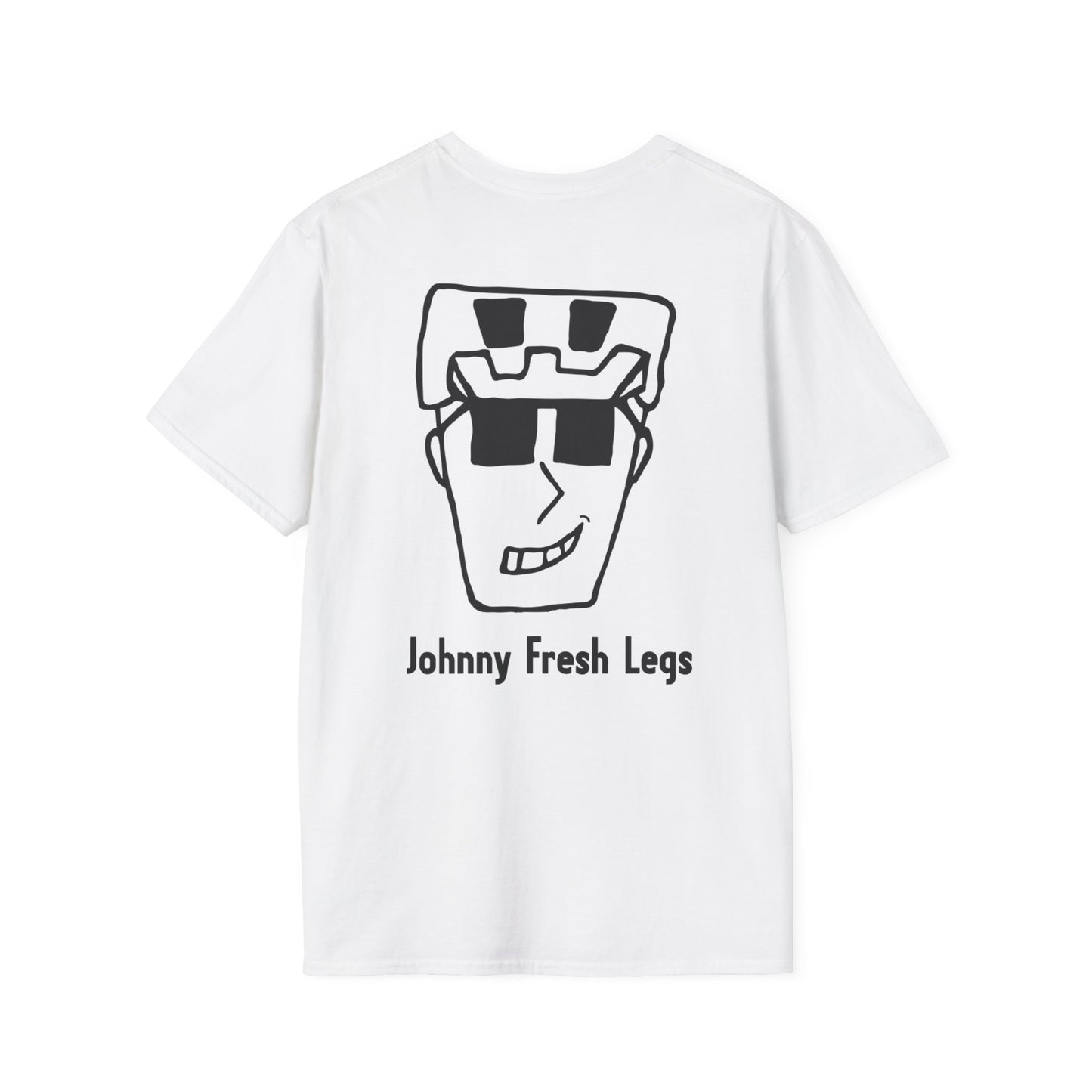 Johnny Fresh Legs Unisex Softstyle T-Shirt | Fun Graphic Tee, Casual Wear, Gift for Cyclists, Unique Clothing