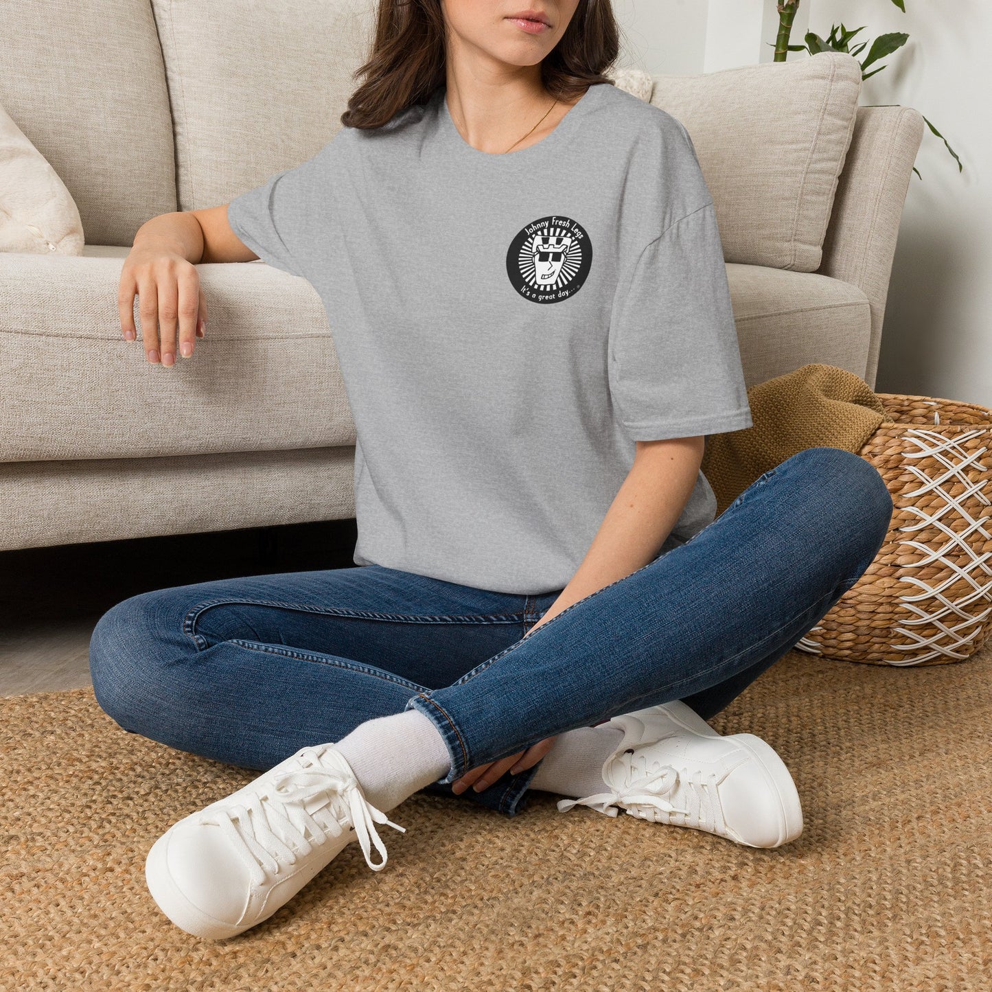 T-Shirt — 'Always Fresh, Always Cool' Crown Logo Minimal Tee