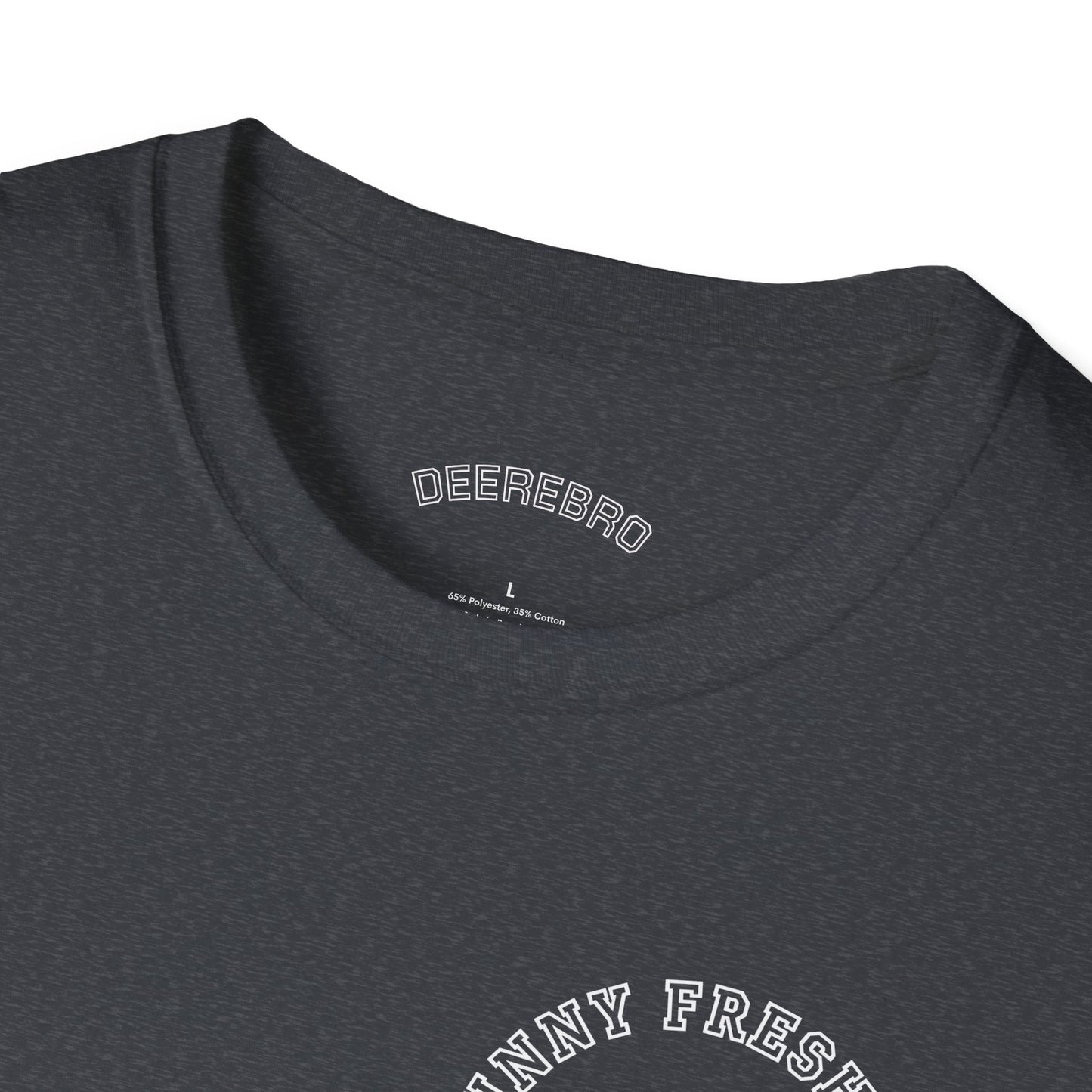 Track & Field T-Shirt — "Johnny Fresh Legs" Vintage Winged Shoe Design